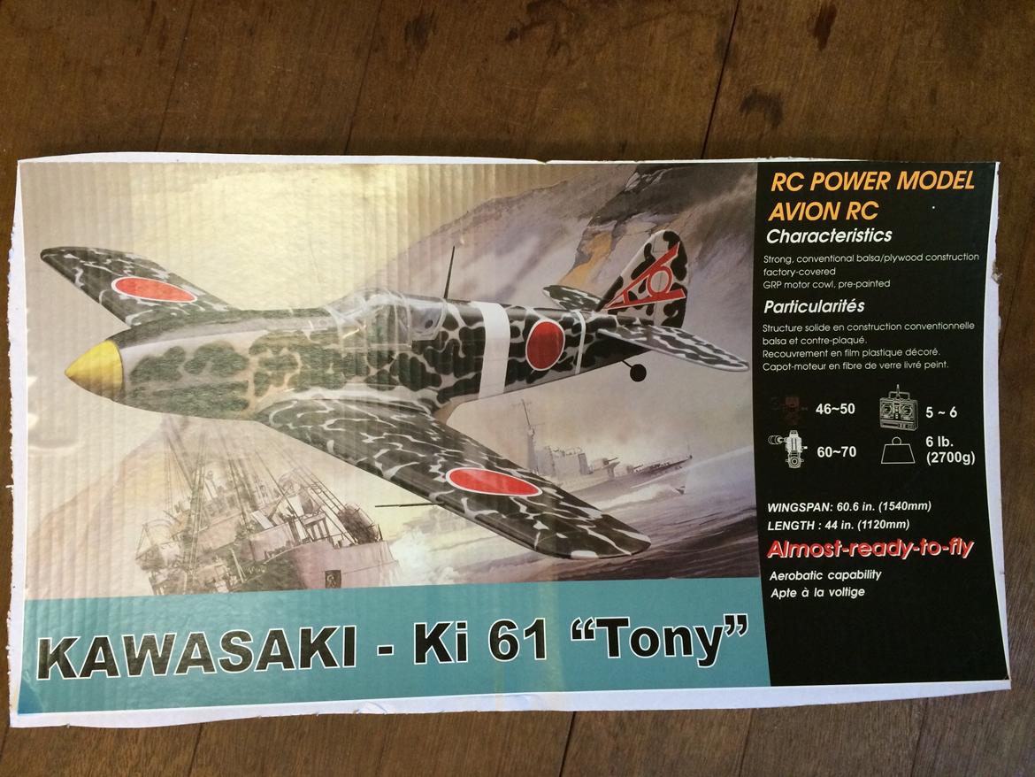 Fly Kawasaki Ki 61 - "Papkasse cover" billede 3