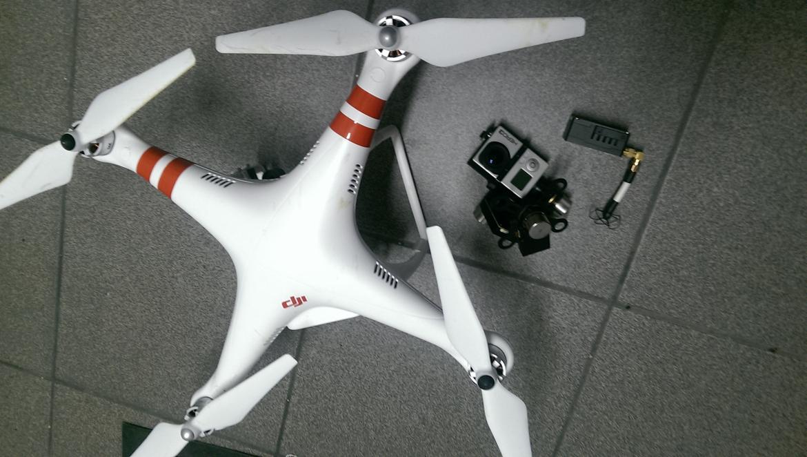 Multirotor Dji Phantom 2  - Delene efter styrtet billede 13