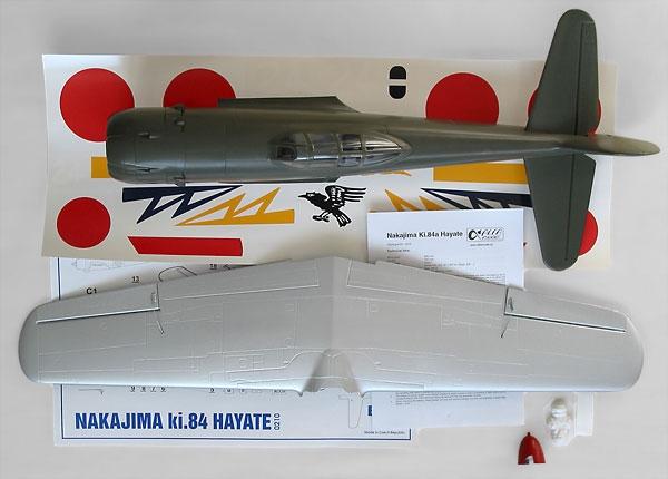 Fly NAKAJIMA Ki.84a Hayate	 - Det hele klar til at samle billede 2