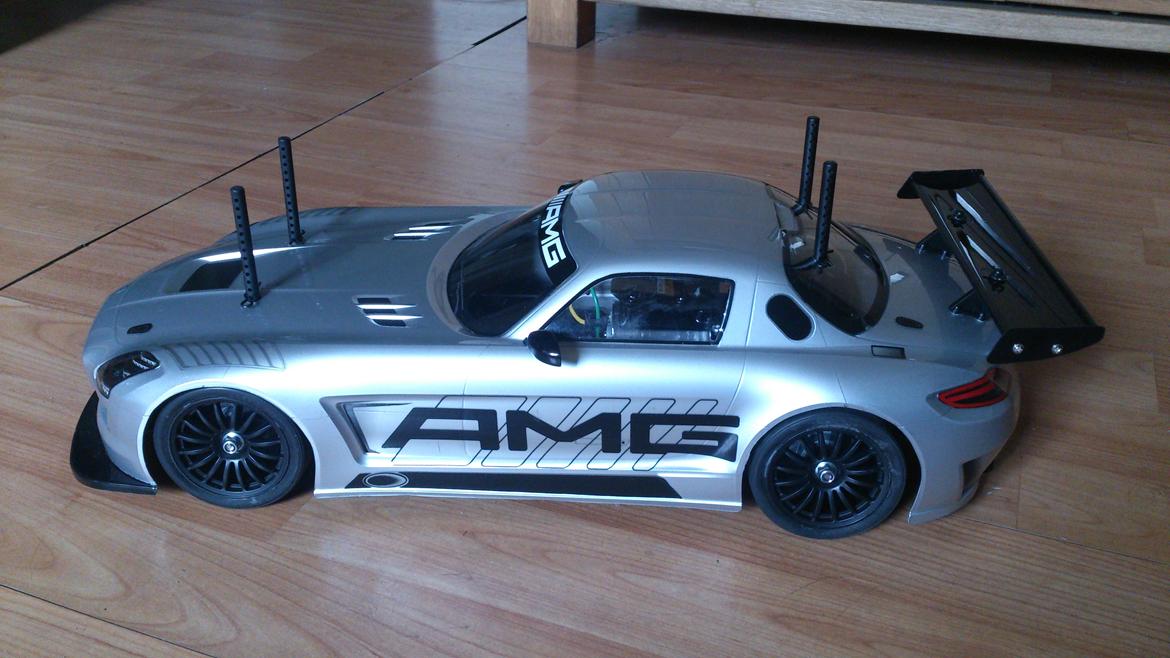 Bil Tamiya TT-02 Mercedes SLS AMG GT3 (Drift) billede 1