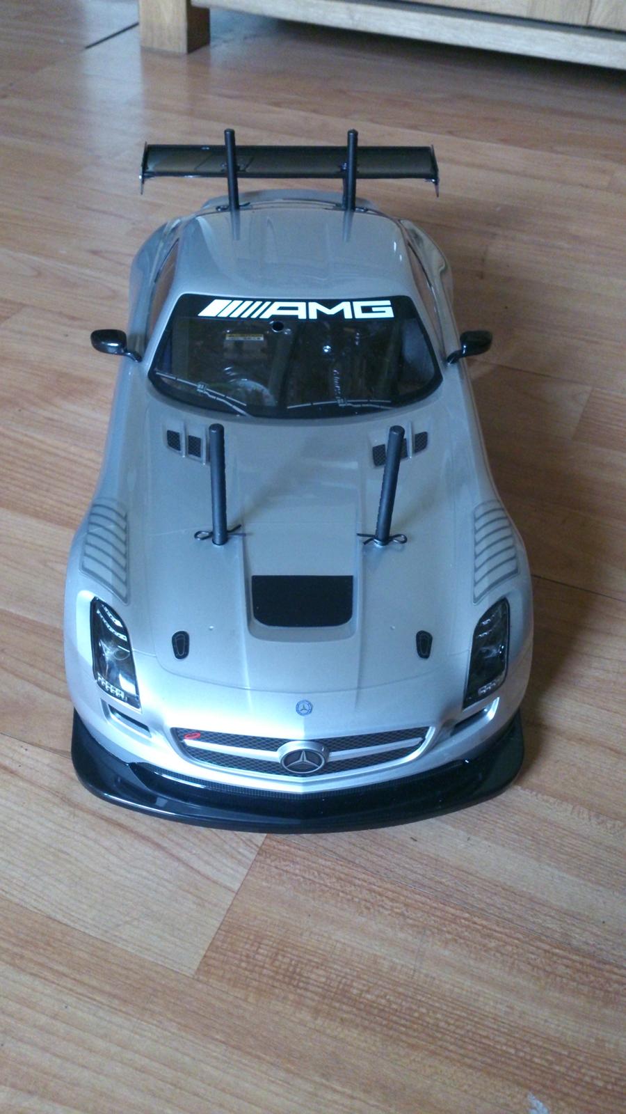 Bil Tamiya TT-02 Mercedes SLS AMG GT3 (Drift) billede 2