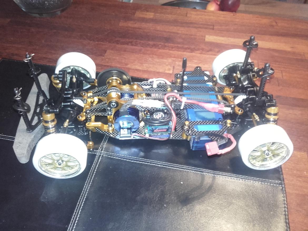 Bil tamiya ta05 vdf gold billede 3