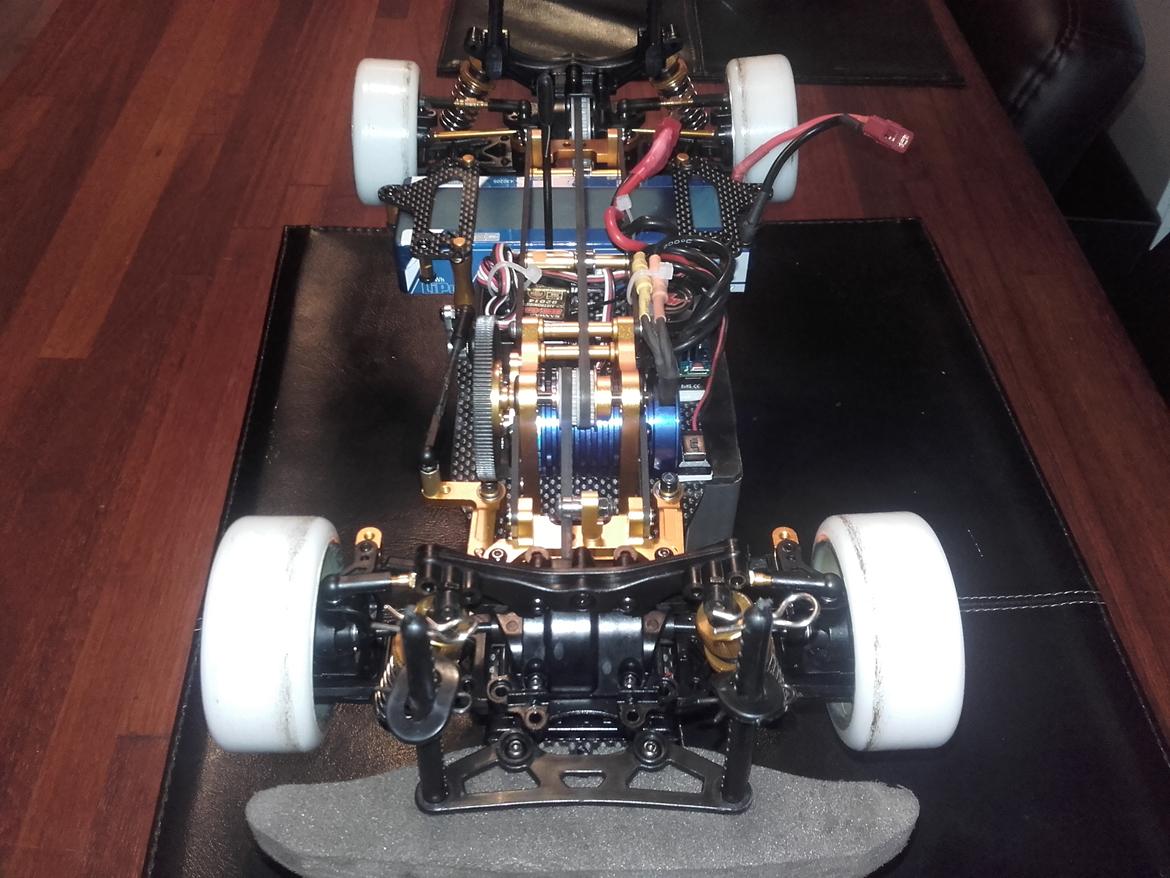 Bil tamiya ta05 vdf gold billede 4