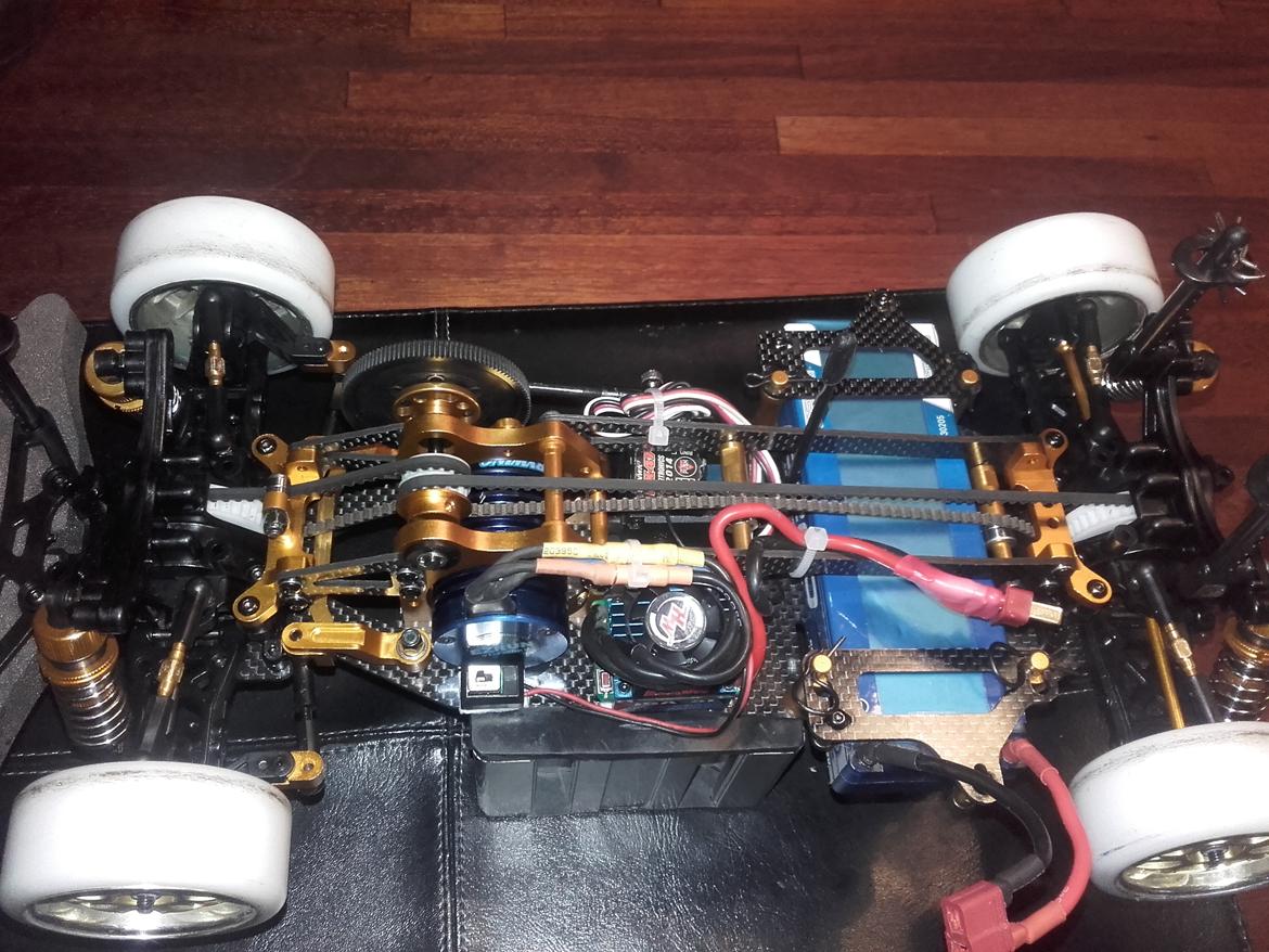 Bil tamiya ta05 vdf gold billede 7