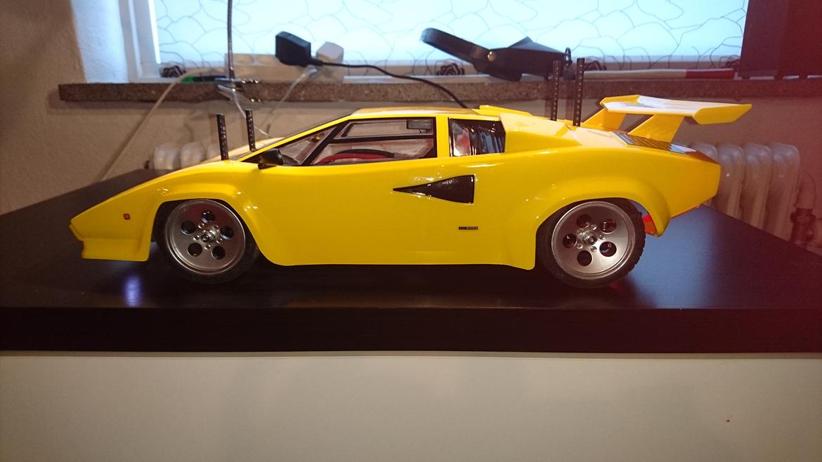 Bil Tamiya TT-01E Lamborghini Countach billede 4