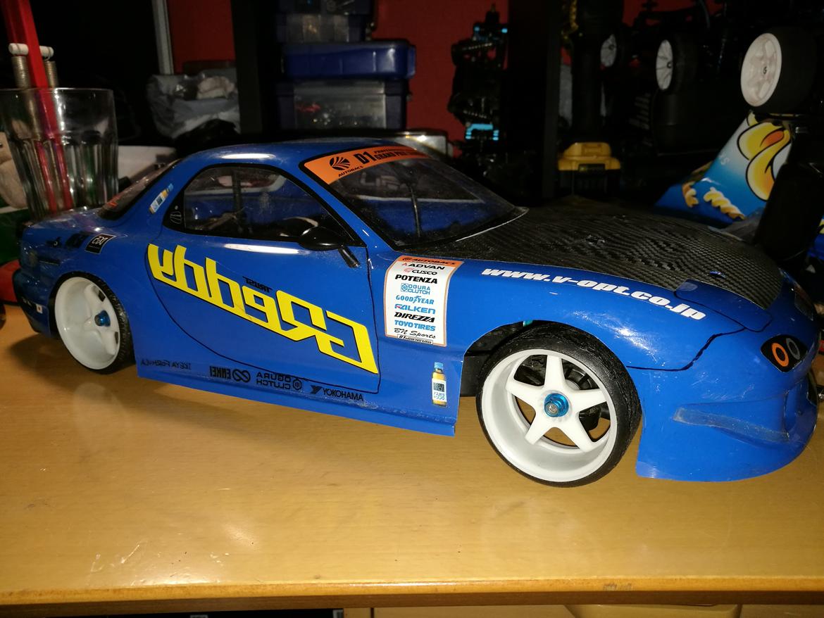 Bil Tamiya tt01 RX7 billede 6