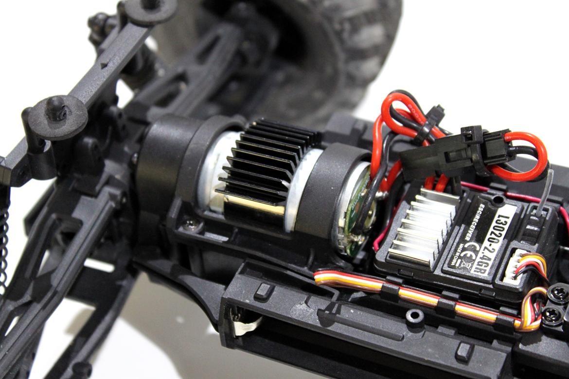 Bil HBX Survivor MT - RC390X tun motoren med heatsink... billede 10