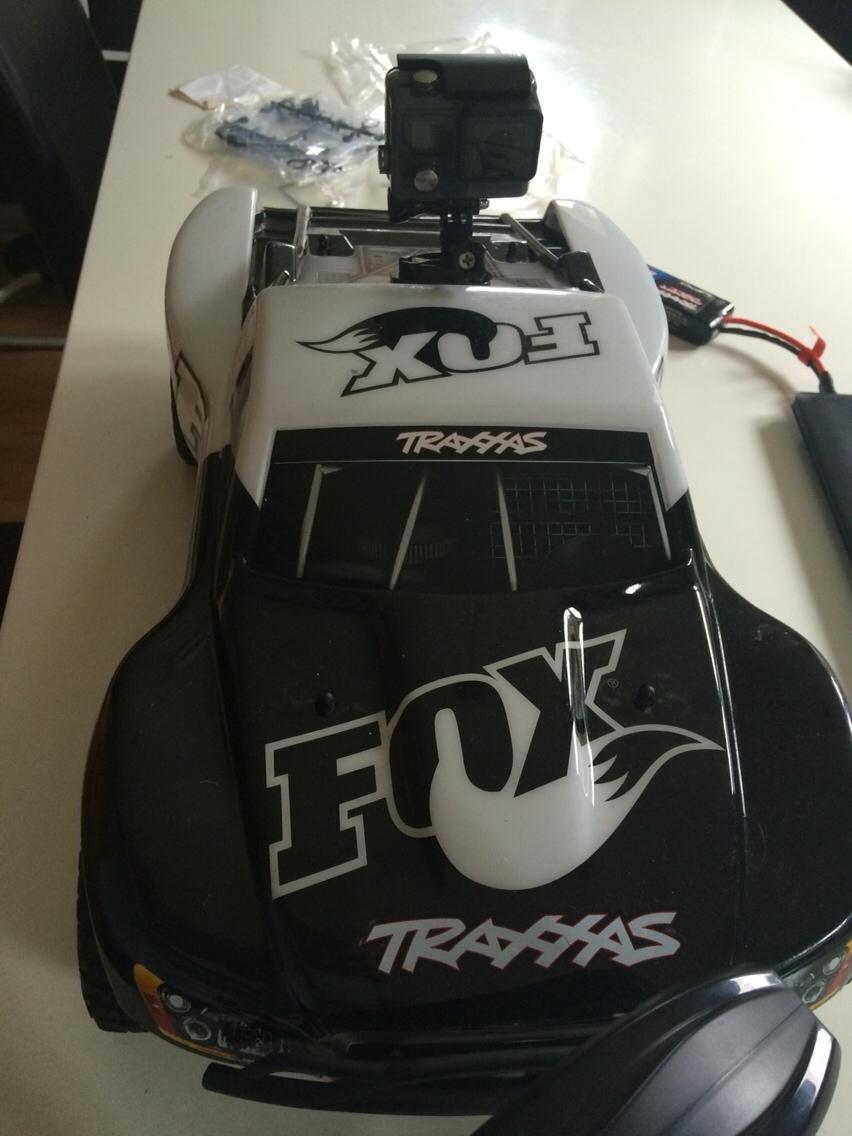 Bil Traxxas Slash 4x4 TSM Fox Edition billede 1