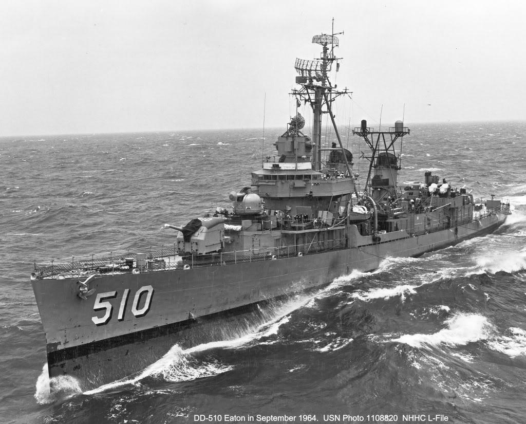 Båd USS miller DD535 Destroyer billede 14