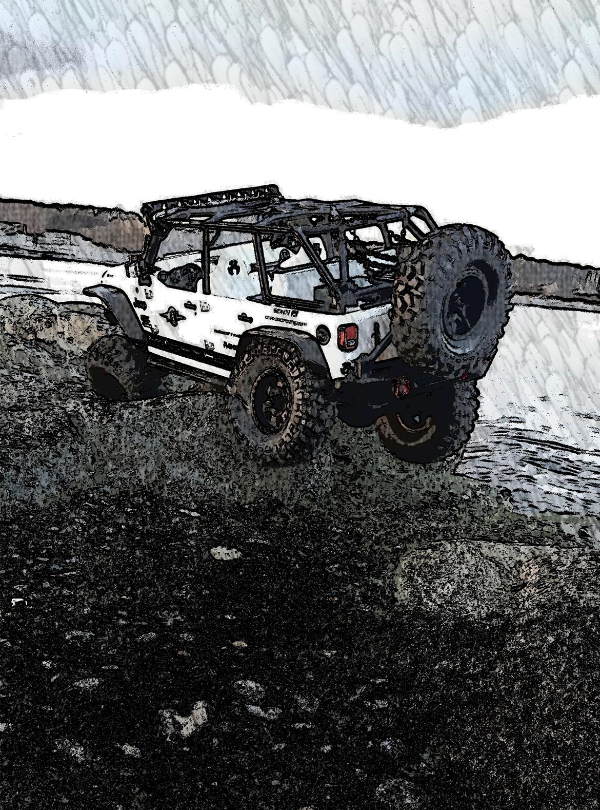 Truck Axial scx10 2012 Jeep Wrangler C/R billede 31