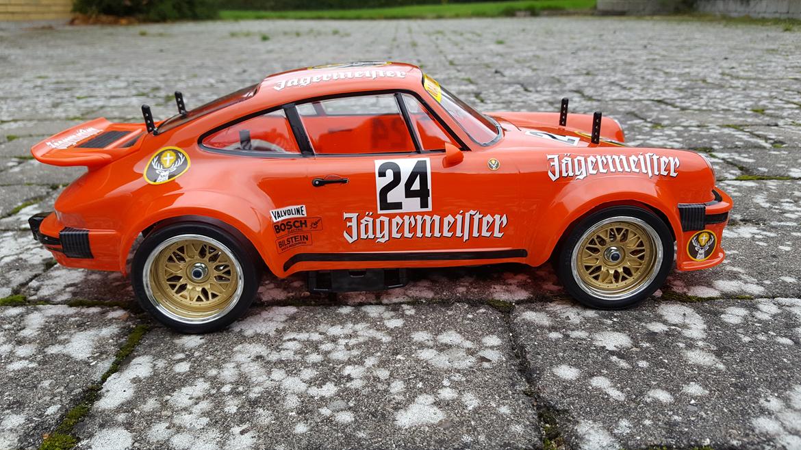 Bil Tamiya Porsche 934 TA02SW (40 års jubilæumsudgave) billede 2