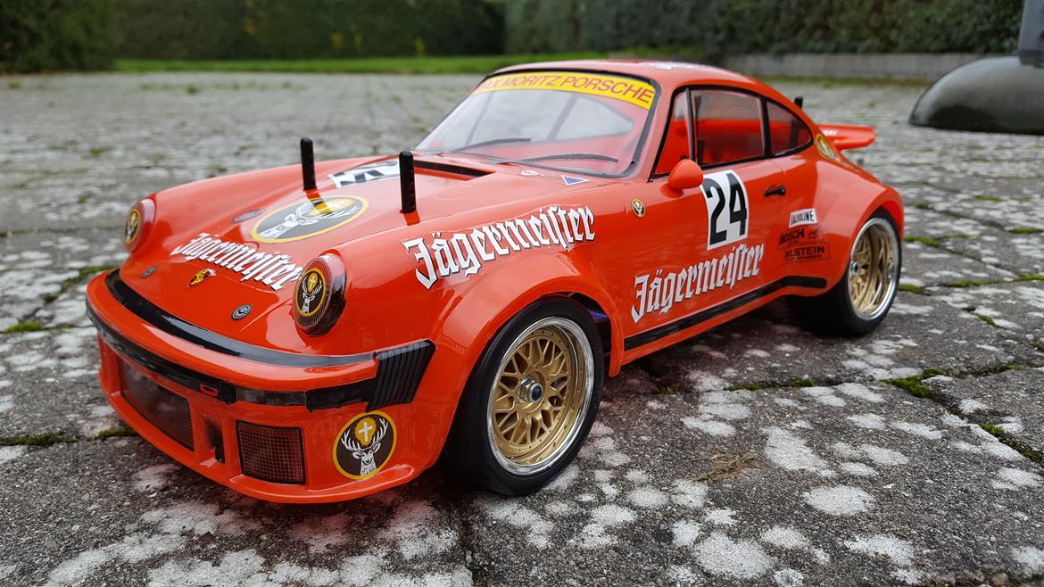 Bil Tamiya Porsche 934 TA02SW (40 års jubilæumsudgave) billede 1