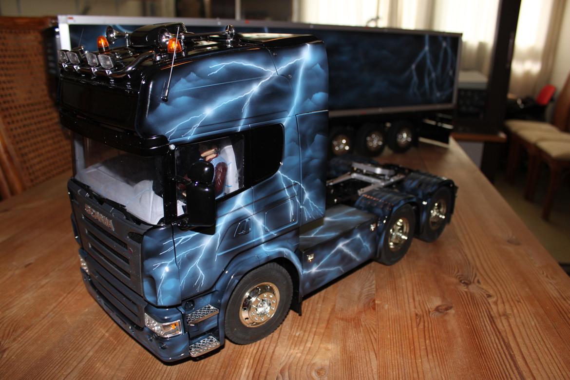Lastbiler Tamiya Scania billede 2