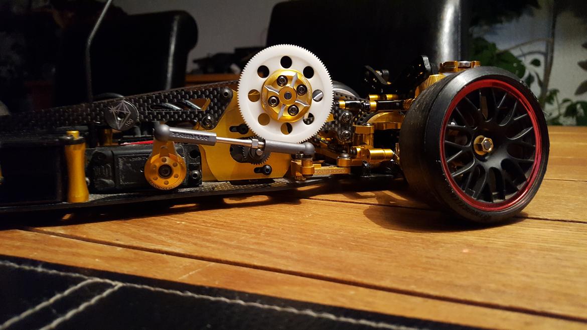 Bil tamiya ta05 vdf gold "viola" billede 25