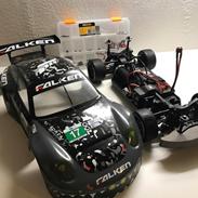 Bil HPI RS4 Sport 3 flux Falken Tire Porsche 911