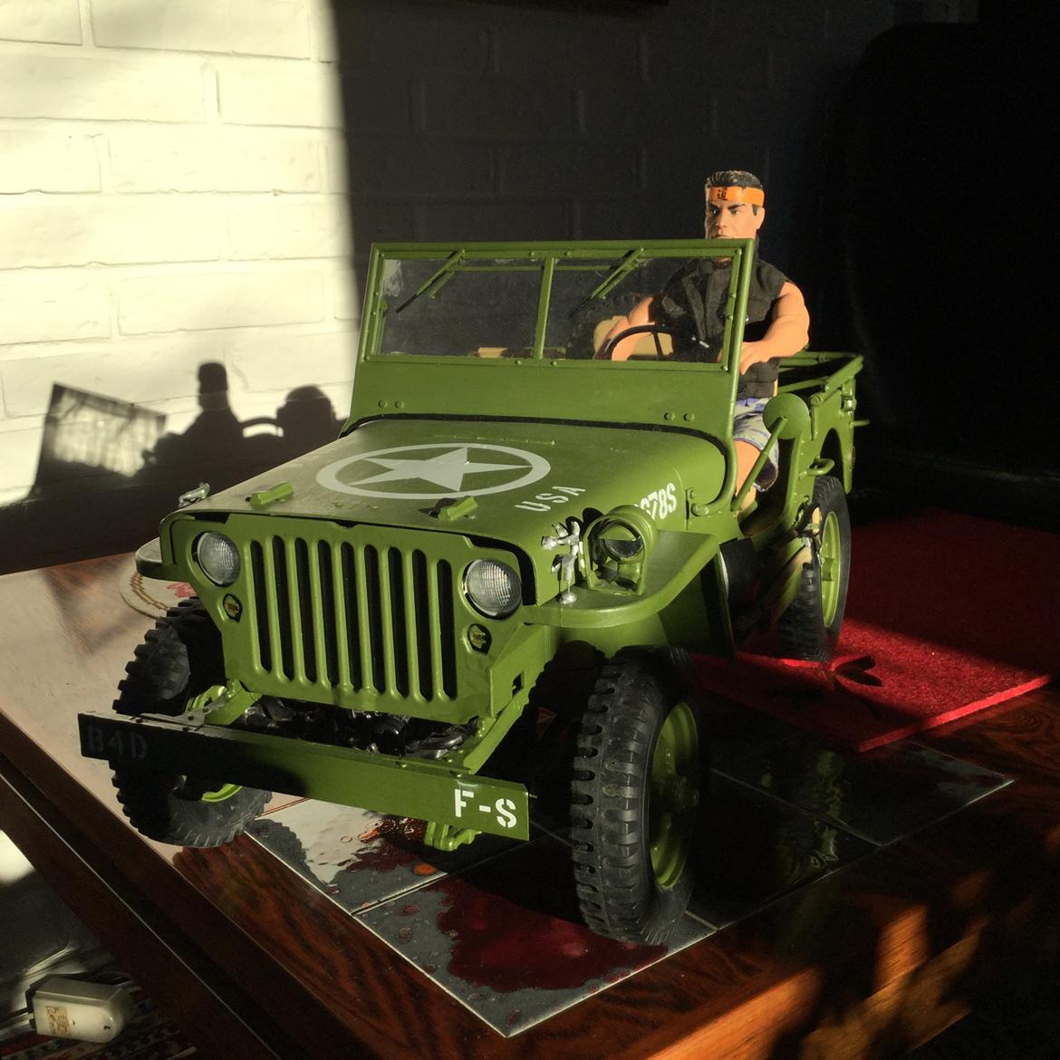 Bil STOR. 1-6        Willys jeep. 1/4ton.  1944 billede 1