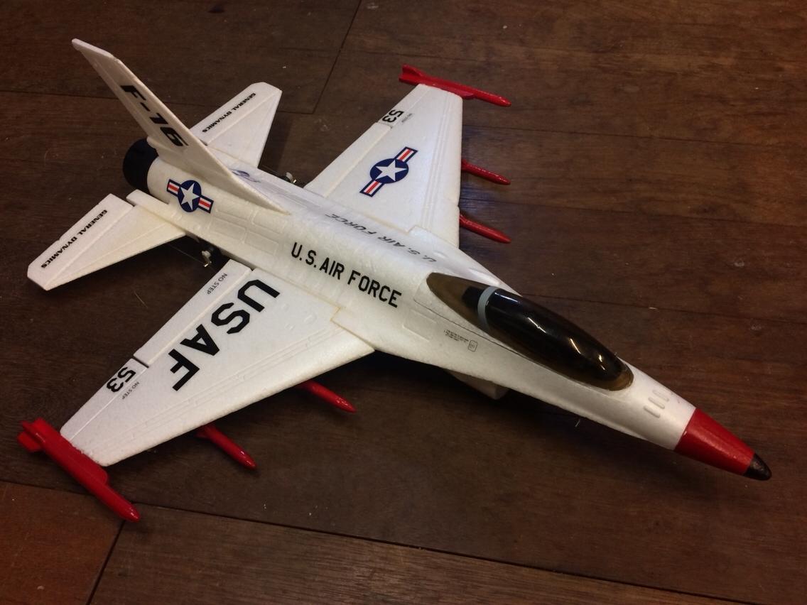 Fly Mini F-16 50 mm EDF fan - Ser cool ud med de nye US mærker billede 4