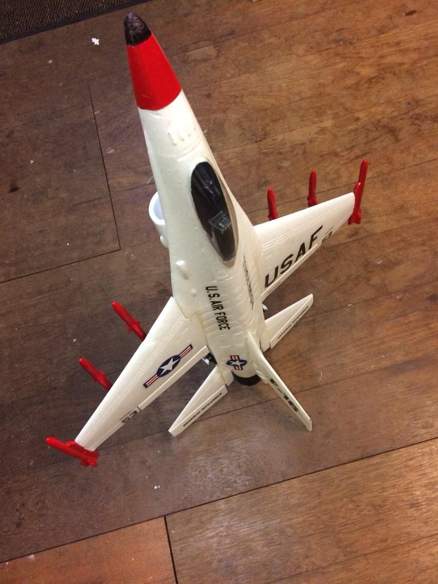 Fly Mini F-16 50 mm EDF fan - Klar til take off billede 8