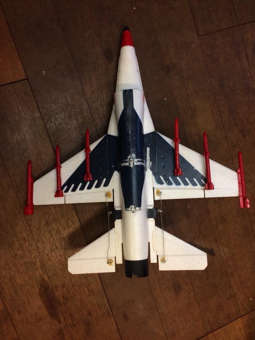 Fly Mini F-16 50 mm EDF fan billede 9