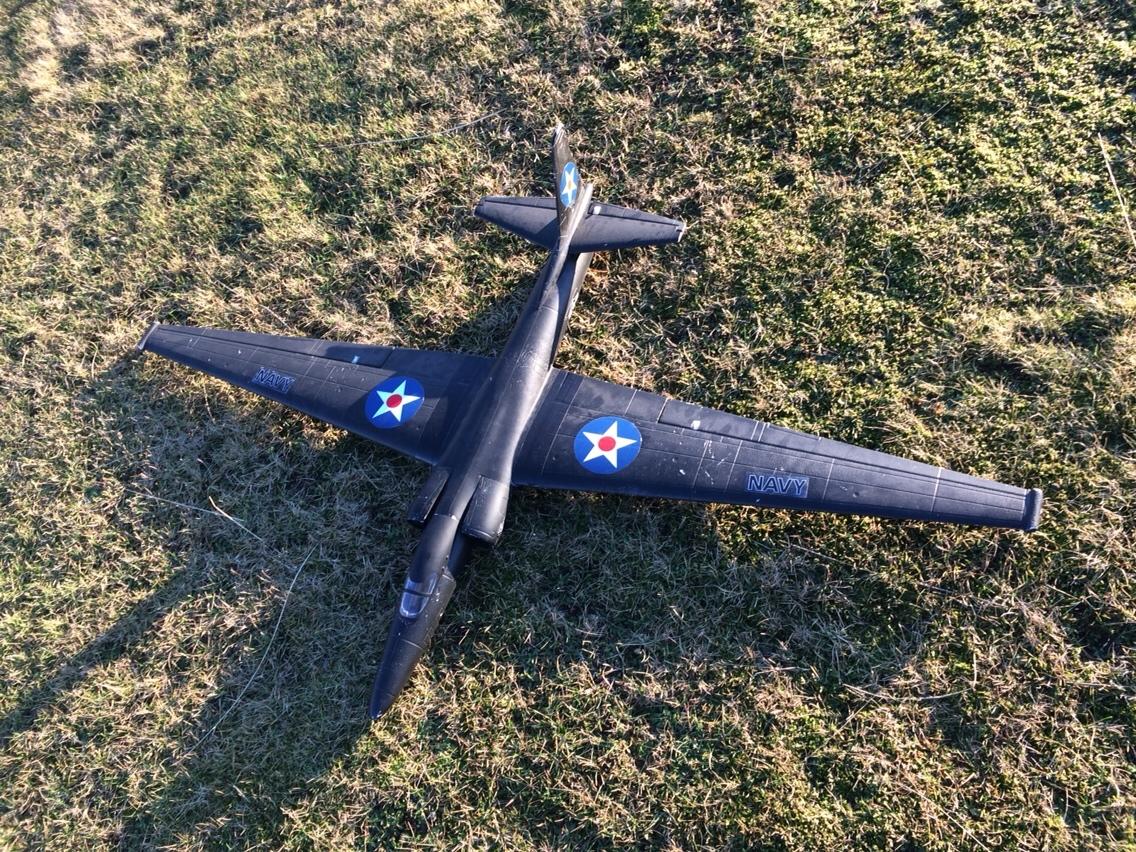 Fly U2 EDF Spyplane R.I.P - Fed U2 Spyplane klar igen efter en lille makeover billede 1