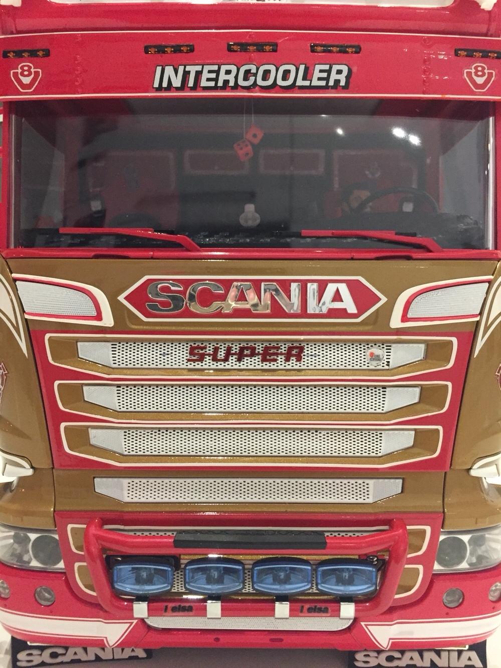 Lastbiler Scania (Tamiya) R730  -solgt- billede 4