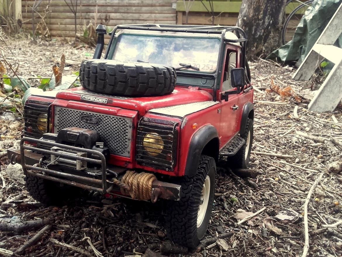 Bil rc Landrover billede 1