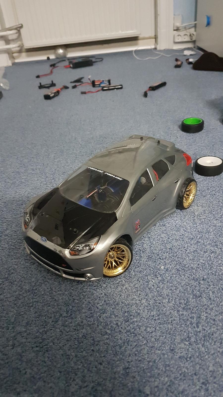 Bil traxxas rally 1/16 vxl billede 7