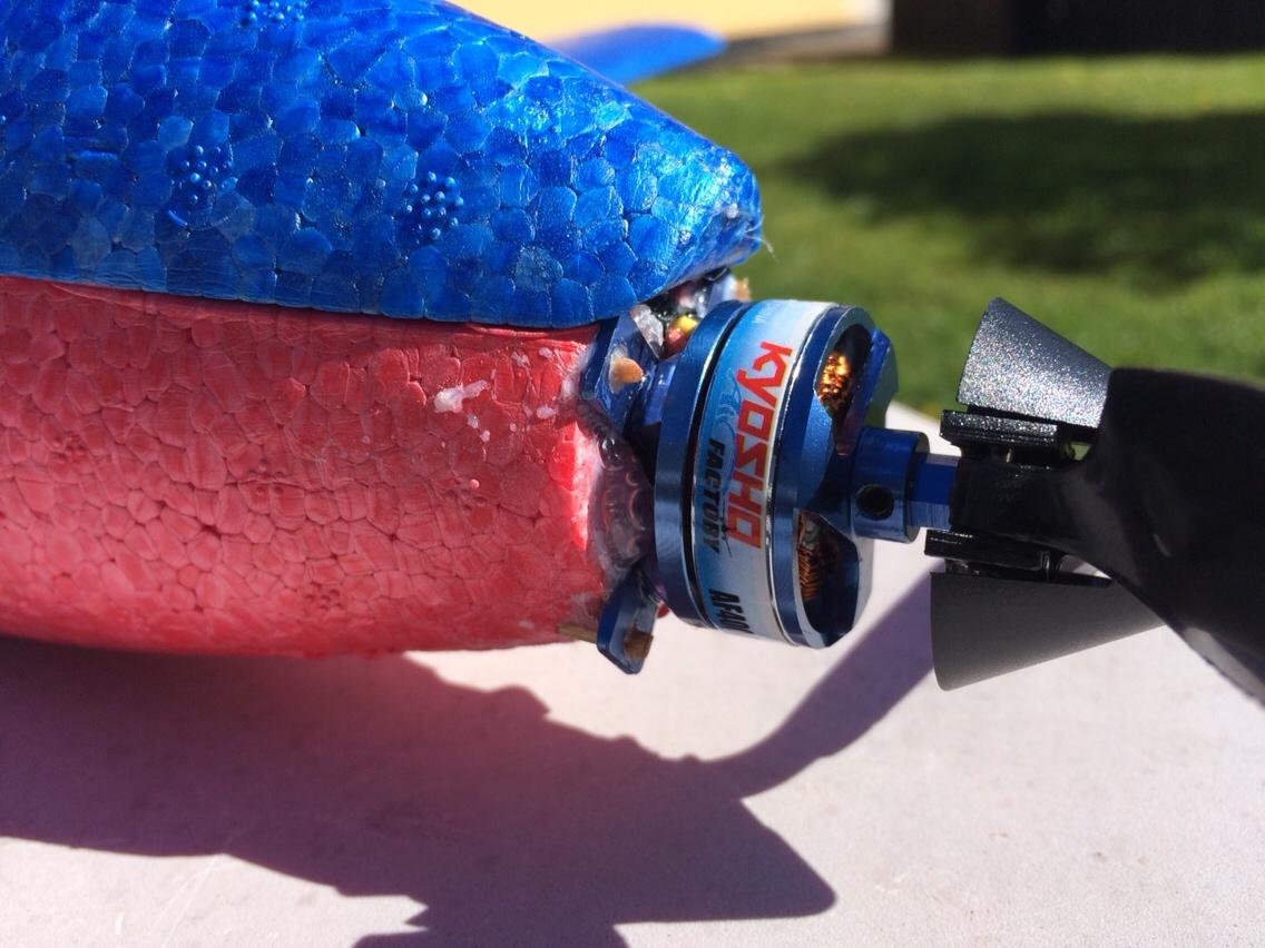 Fly MINIPROP Felix iQ XL - Lille bl motor passer fint tildenne model. billede 13