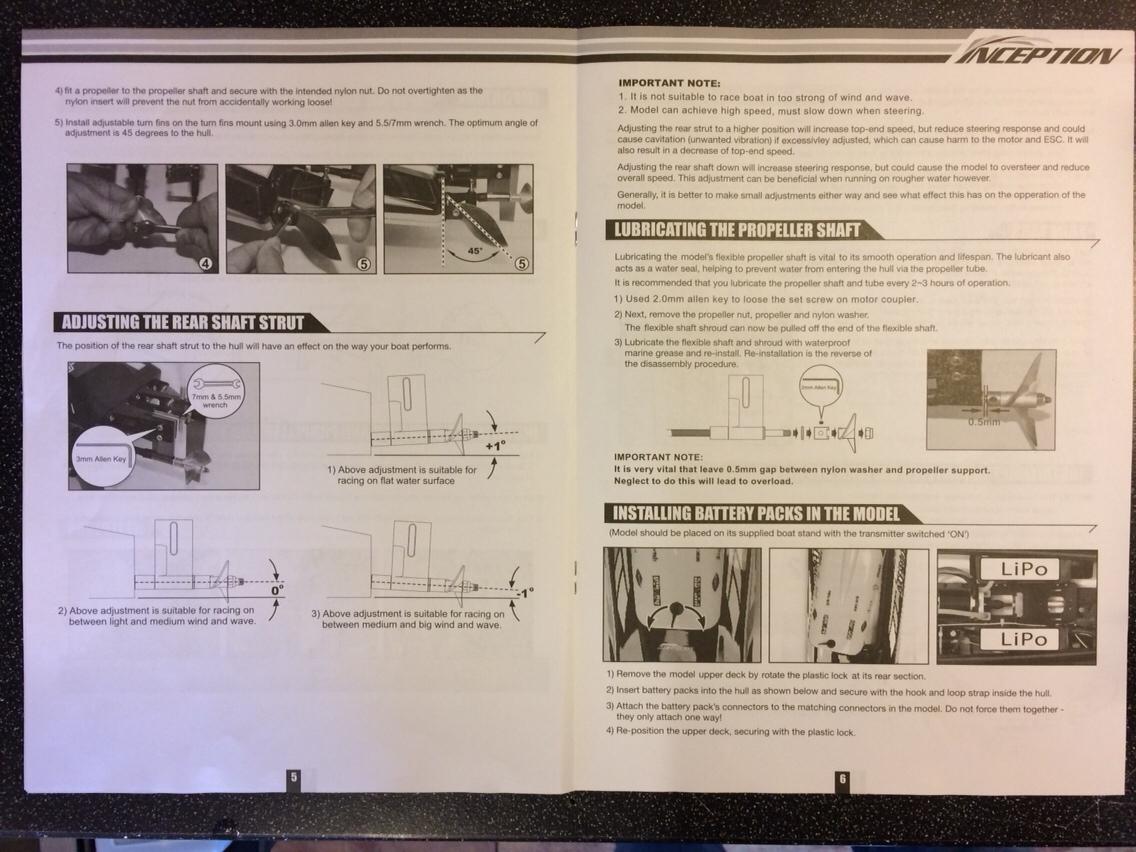 Båd HydroPro Inception - Fin manual billede 20