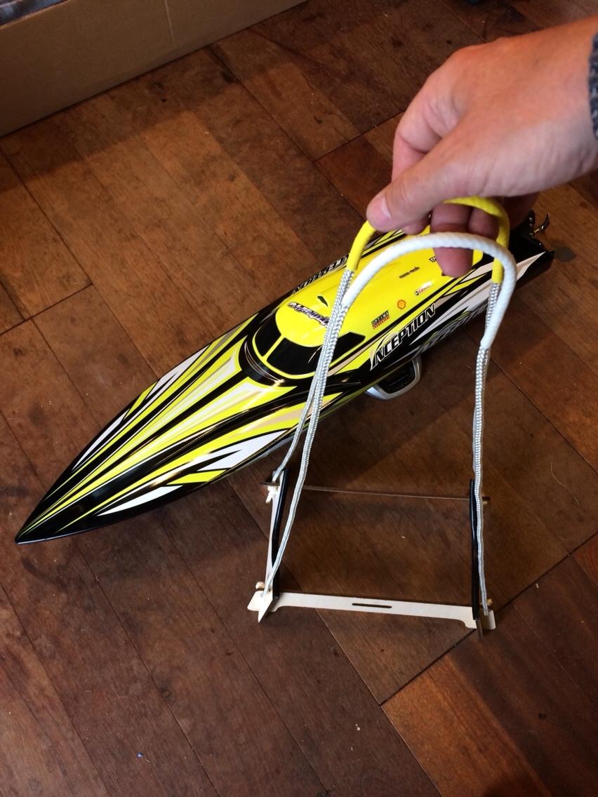 Båd HydroPro Inception - Har lavet min egen holder til båden billede 24