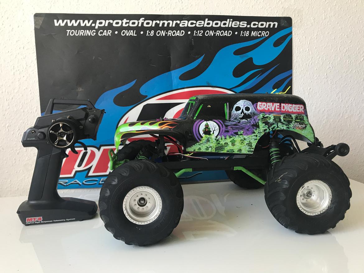 Off-Roader TRAXXAS GRAVE DIGGER billede 9