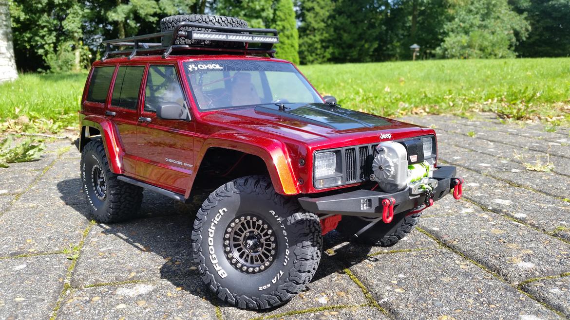 Bil SCX10 II Jeep Cherokee (Kit) - De nye Alu sutter er en opgradering der durt :) billede 29