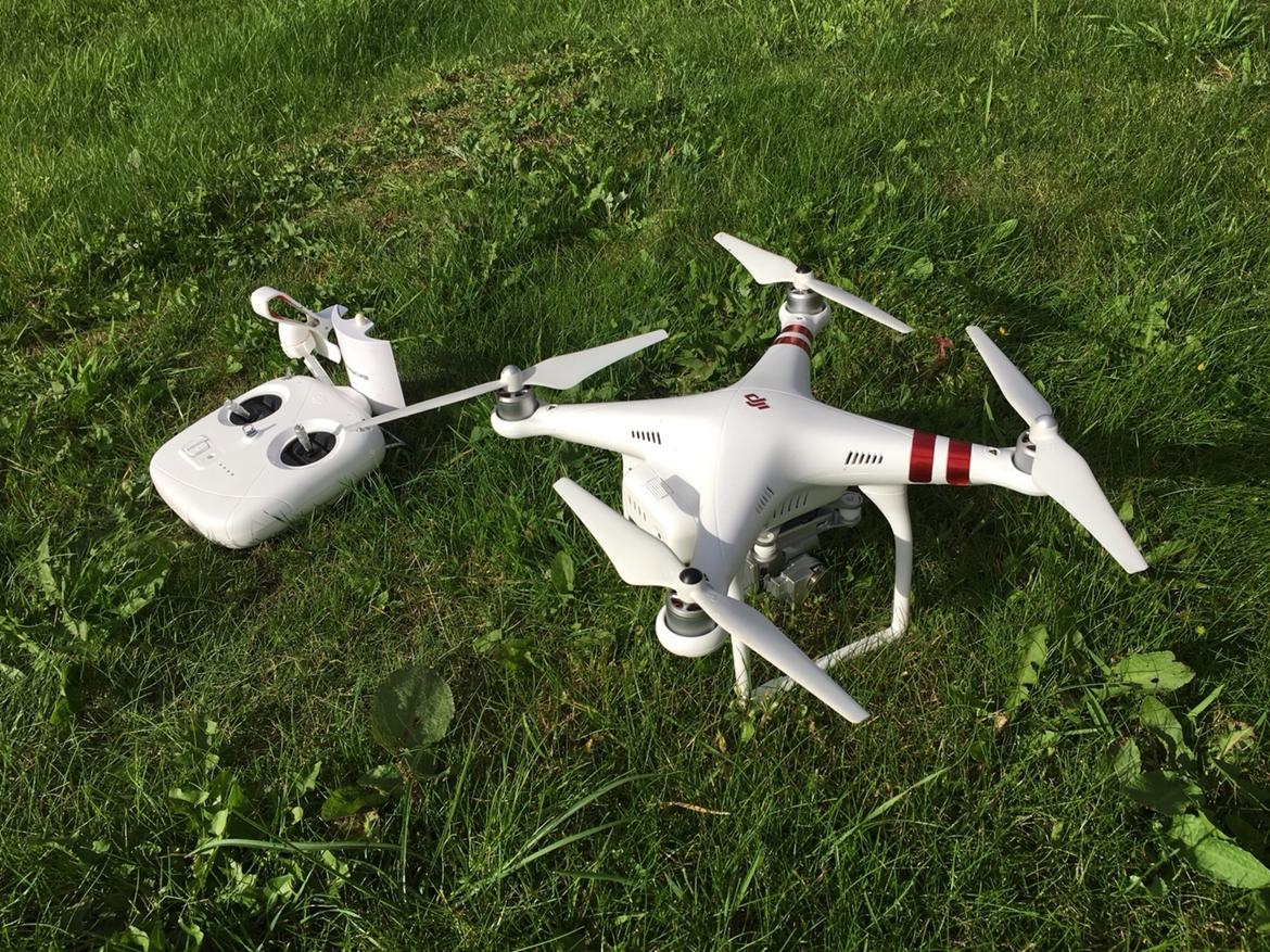 Multirotor DJI PHANTOM 3 STANDARD - Billedet er fra første tur, 29-8-2017, perfekt og fint stille vejr! billede 3