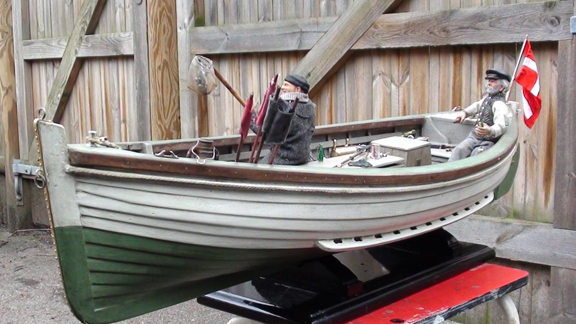 Båd damjolle fiskebåd billede 2