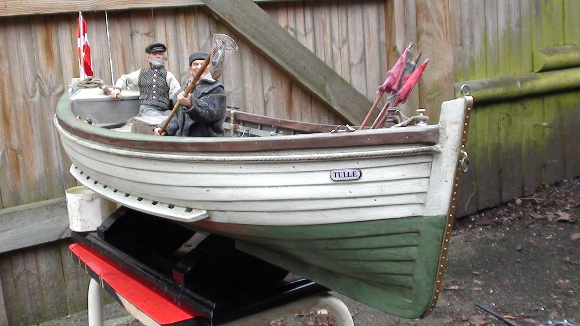 Båd damjolle fiskebåd billede 3