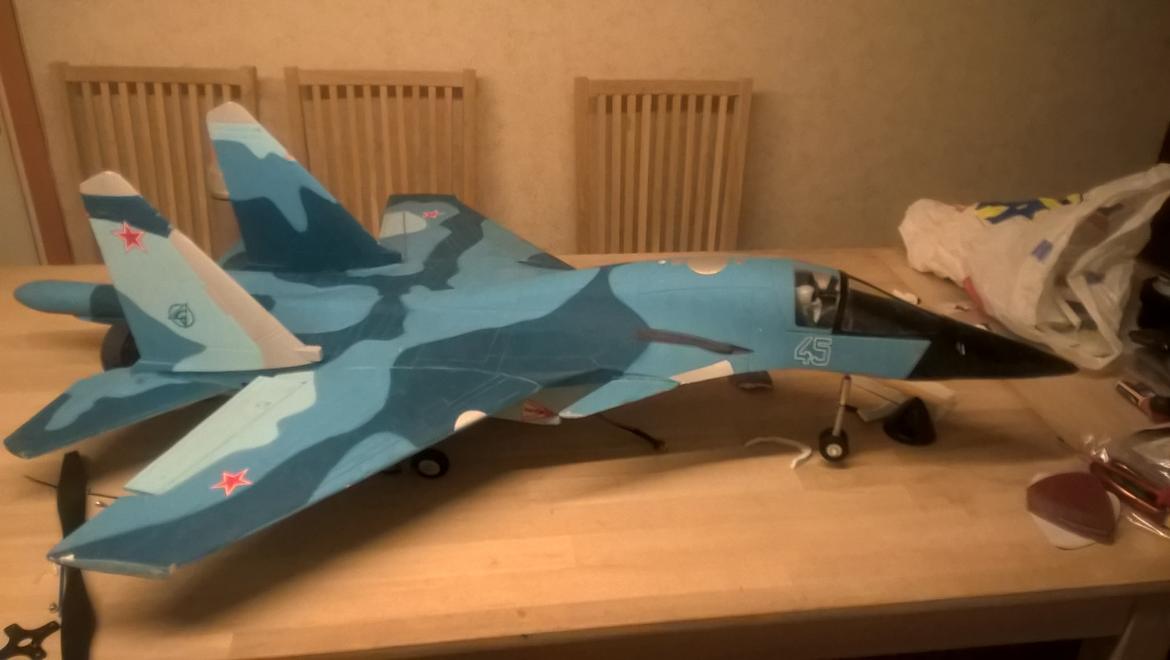 Fly  SU 35 edf billede 2