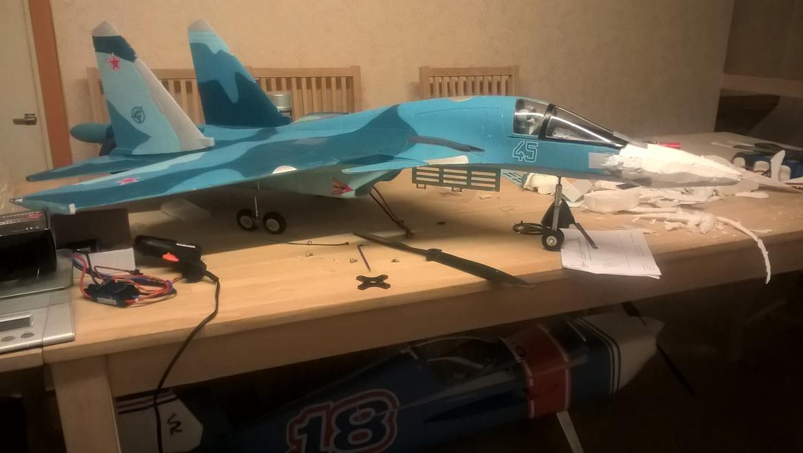 Fly  SU 35 edf billede 13