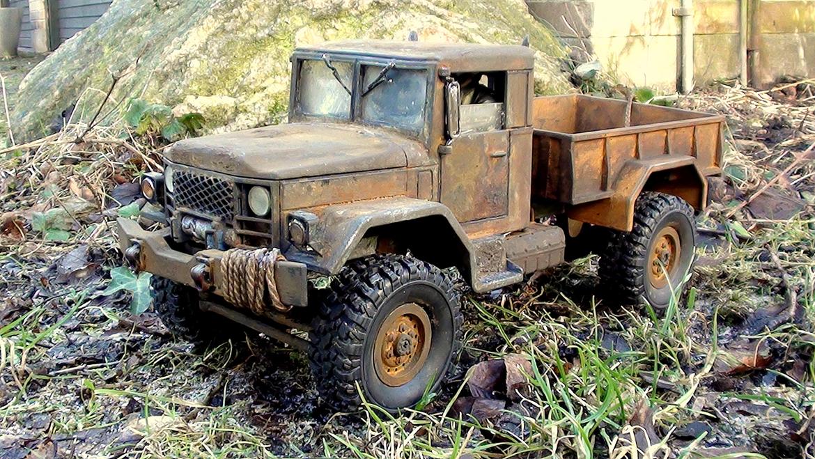 Bil WPL B-1 1/16th Scale 4WD Military RC Truck billede 2