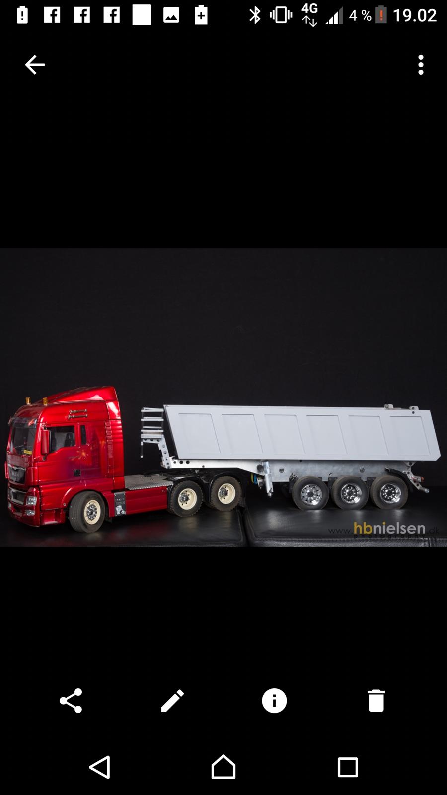 Lastbiler Tamiya MAN tga540 billede 9