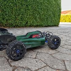 Bil Traxxas Slash 4x4 LCG Ultimate aka Kermit