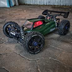 Bil Traxxas Slash 4x4 LCG Ultimate aka Kermit