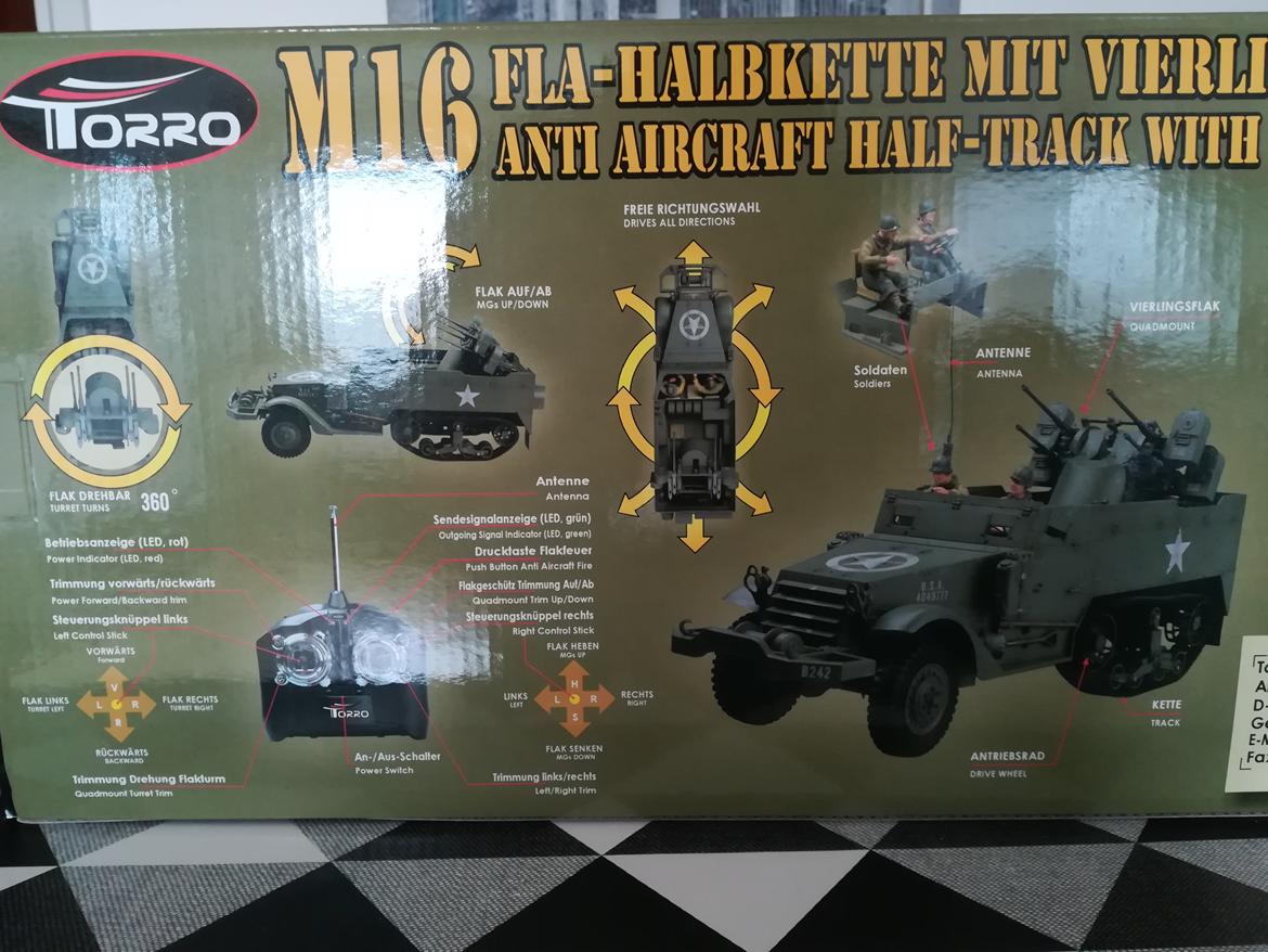 Militær Torro M16 Halftrack (Solgt)  billede 17