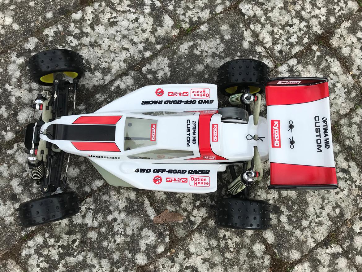 Buggy Kyosho Turbo Optima Mid Custom billede 4