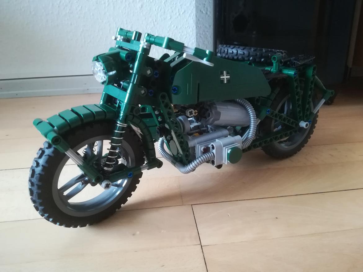 Motorcykel CADA WW2 motorcykel (Solgt)  billede 6