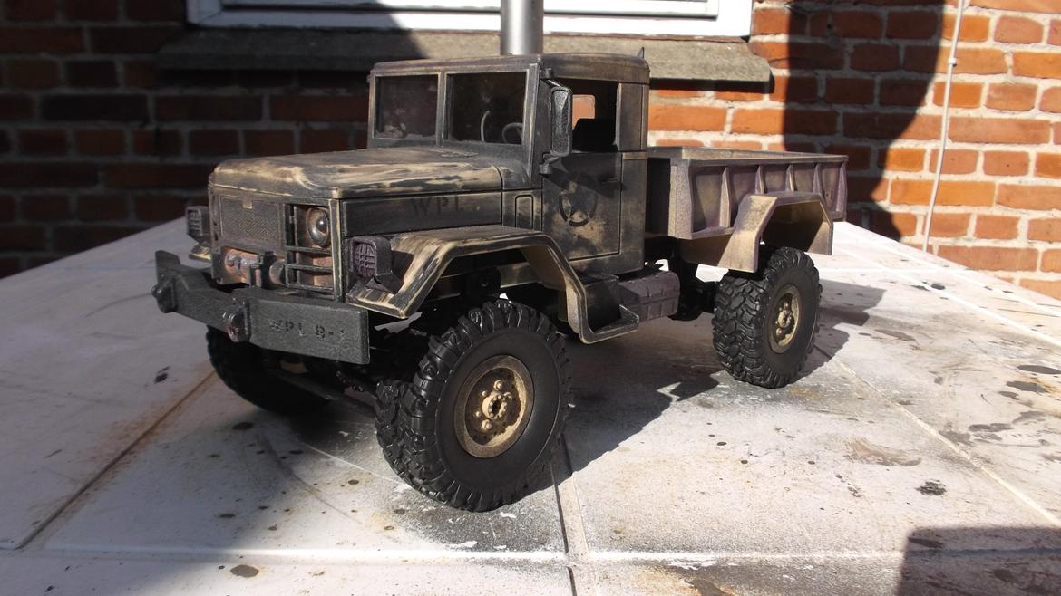 Lastbiler 1/16 WPL B-1 kineser 4WD Crawler Militær Truck billede 1