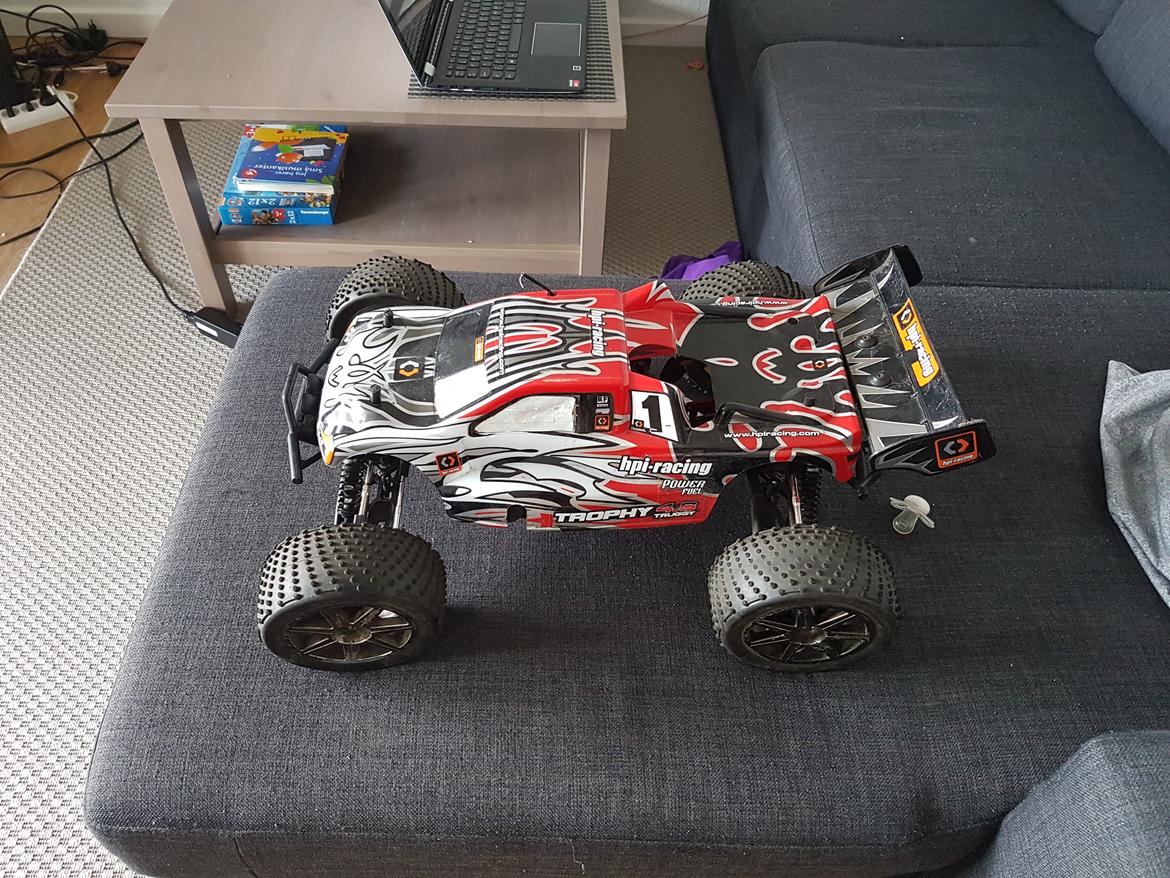 Off-Roader HPI TROPHY TRUGGY  4.6 LAVET OM TIL EL  billede 2