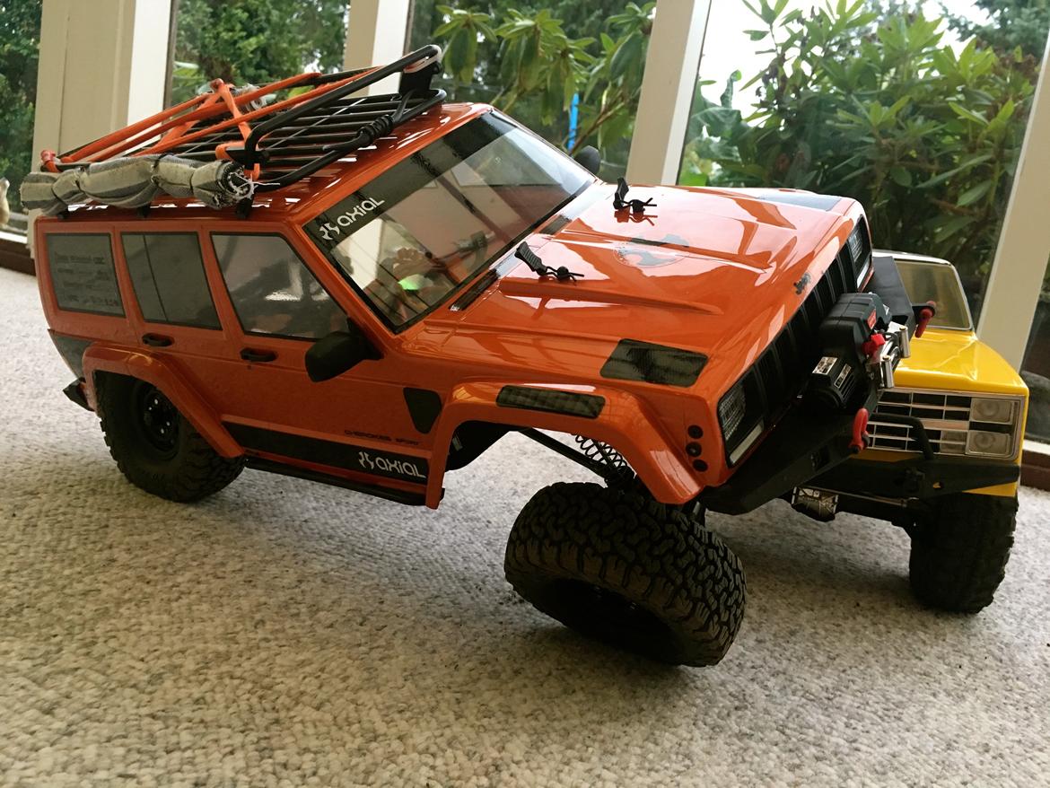 Truck SCX10-II - 2000 Jeep Cherokee - Builder´s Kit - SCX10 når Ascender til fronten i flex...  billede 27