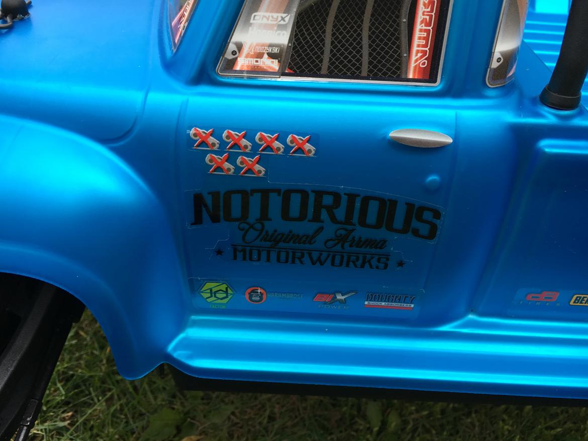 Truck Arrma Notorious 6S BLX Stunt Truck billede 8