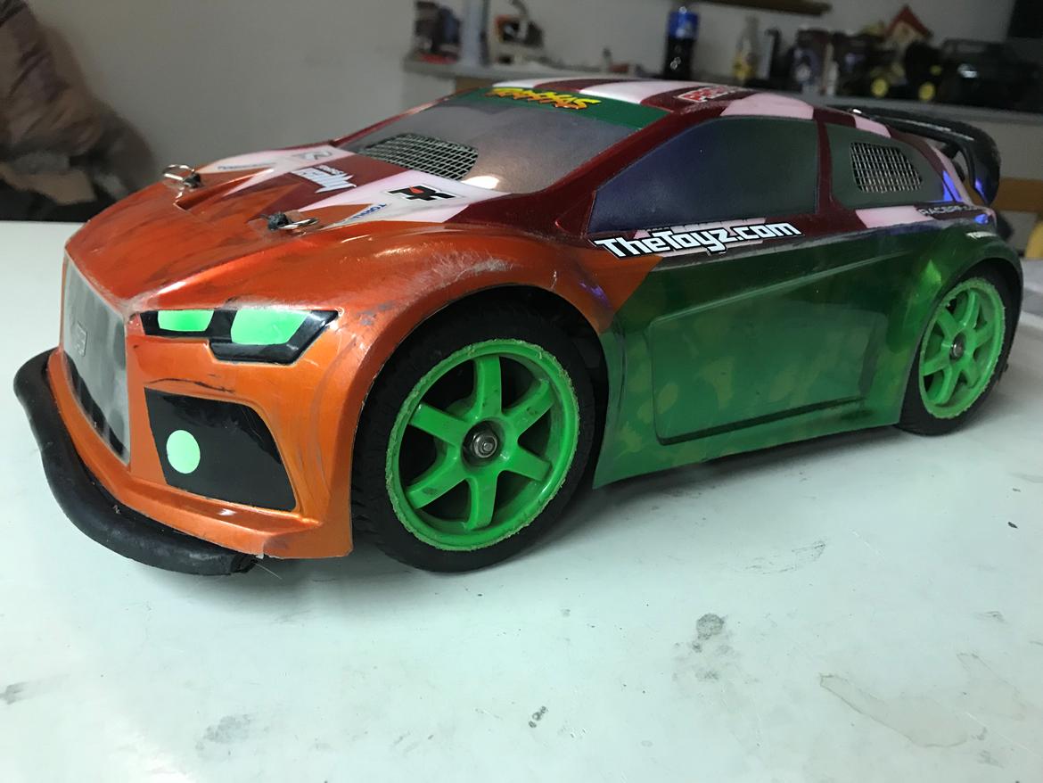 Bil Traxxas rally 1/16 vxl billede 1