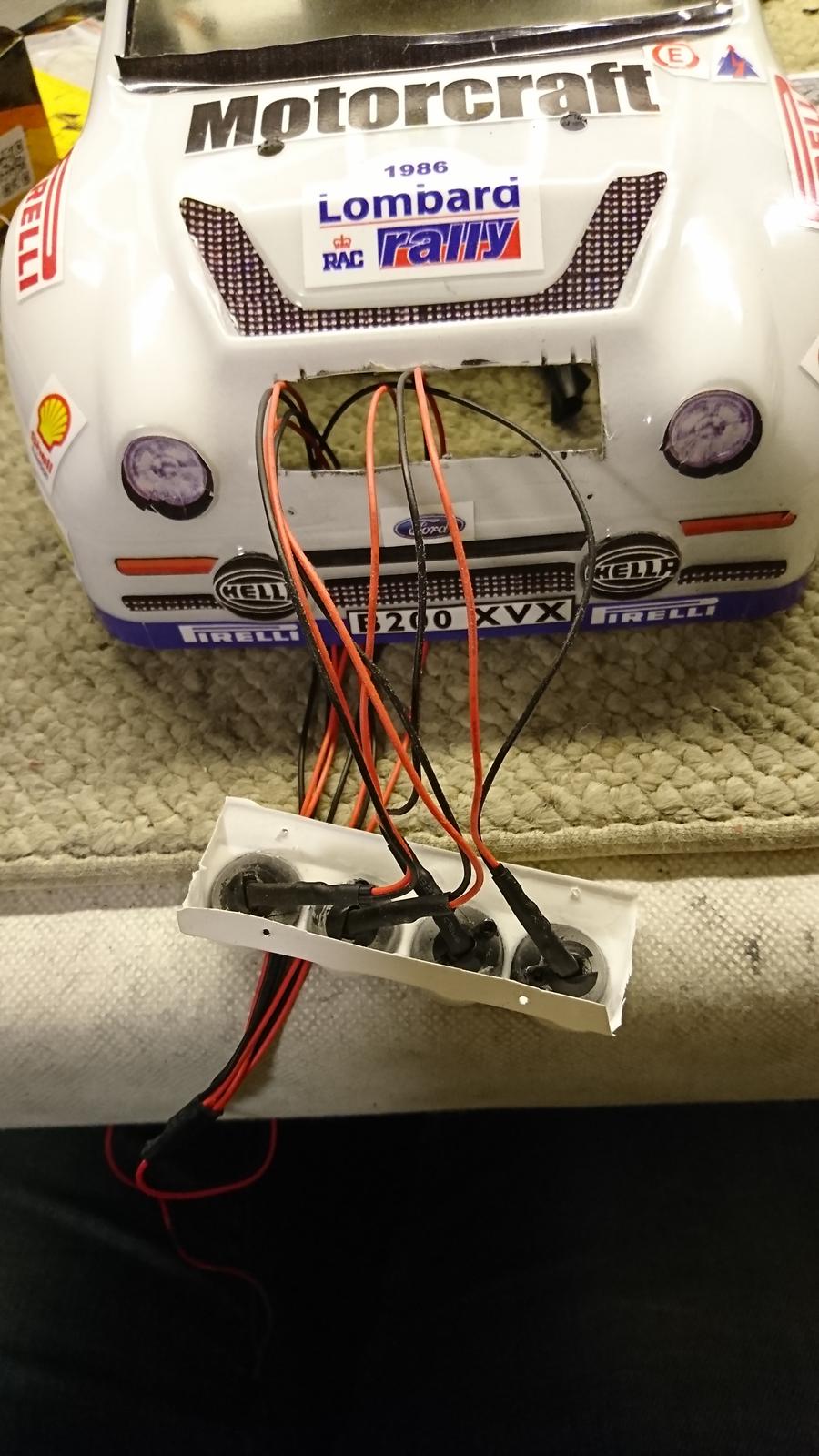 Bil Tamiya ta-02 Ford RS200 billede 11